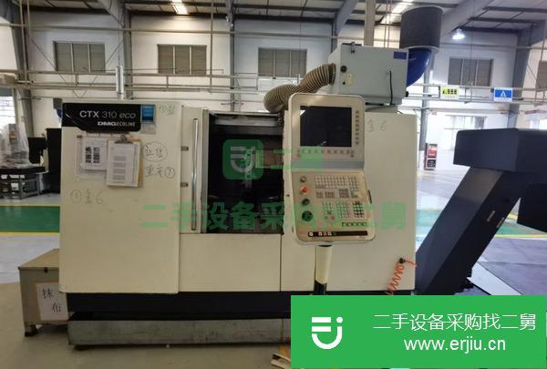 浙江出售二手德瑪吉CTX310eco斜床身數(shù)控車床2010年