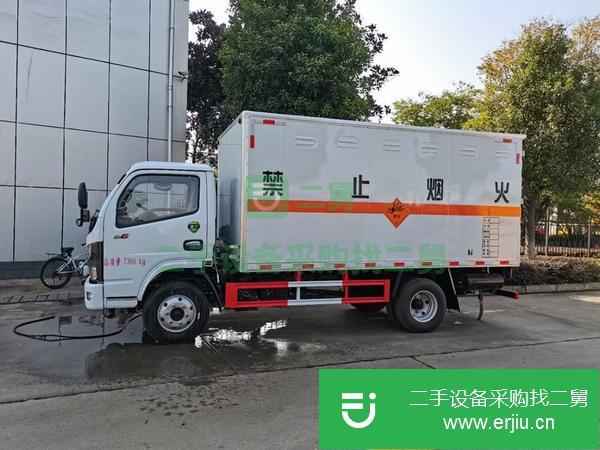 湖北出售二手東風D6國六黃牌危險品運輸車