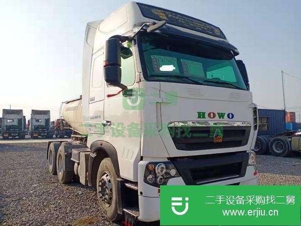 山東出售二手17年豪沃牽引車540馬力國五排放