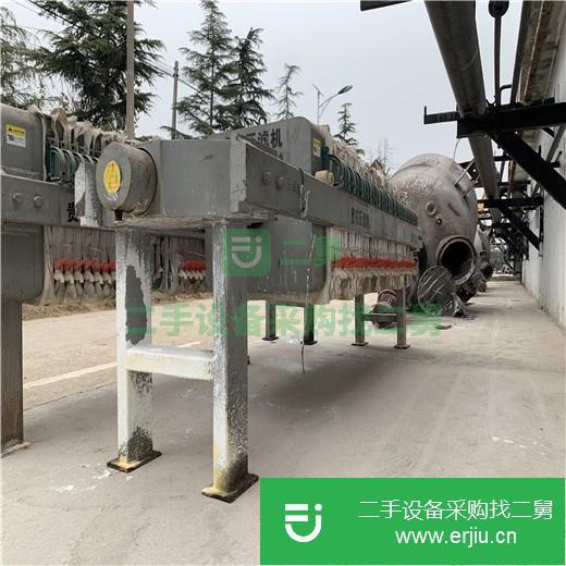 安微出售二手100平方板框式壓濾機