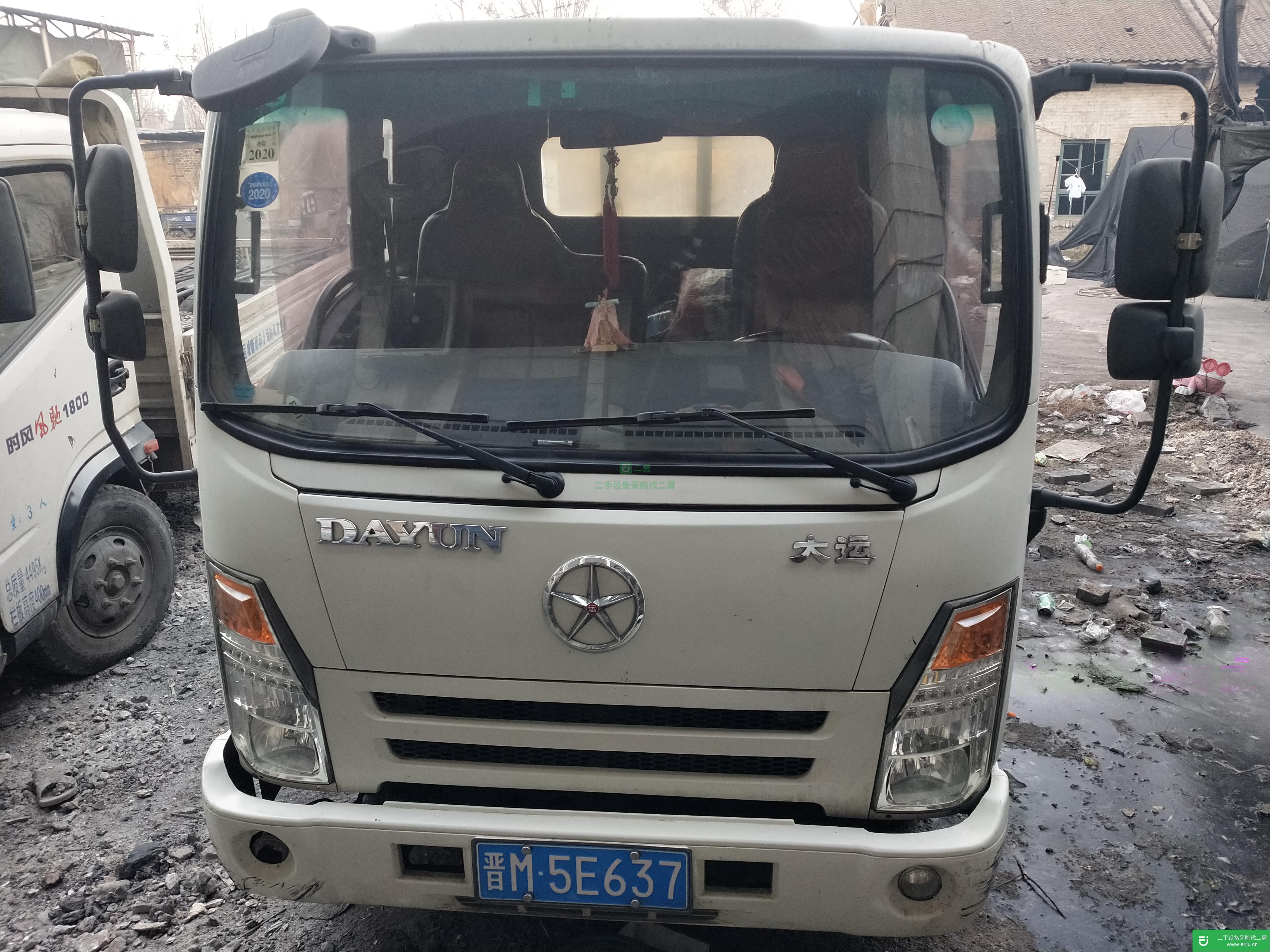 山西出售二手大運輕卡120馬力國四載貨車
