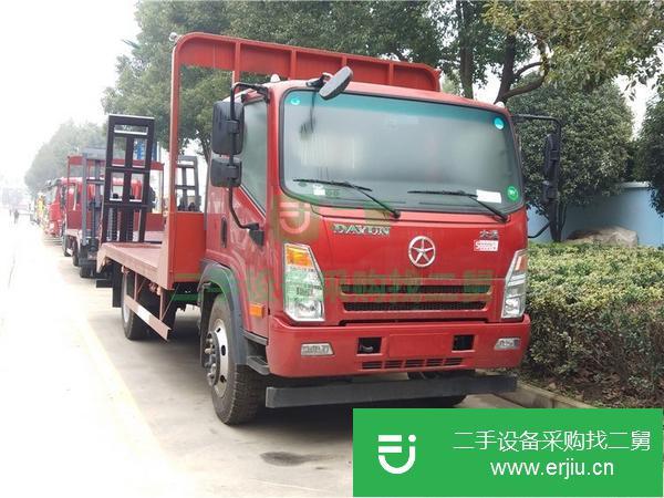 廣東出售二手大運平板運輸車云內130馬力國五發動機