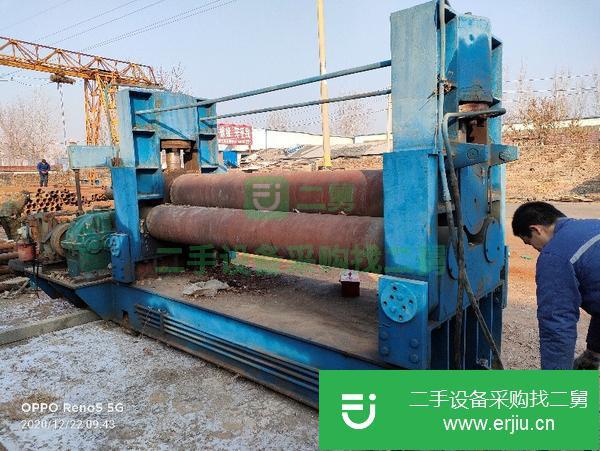 山西出售二手實心W11-30*2500三輥對稱式液壓自動卷板機