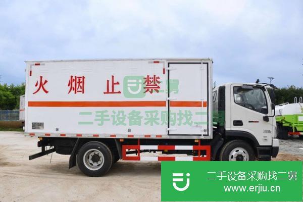 天津出售二手福田瑞沃9類危險品廂式運輸車