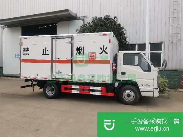 河北出售二手江鈴國六4米2危險品廂式運輸車