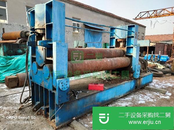 山西出售二手實心W11-30*2500三輥對稱式液壓自動卷板機