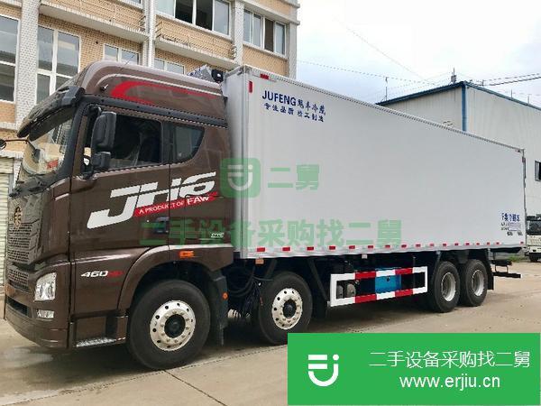 寧夏出售二手東風天龍9.6米460馬力冷藏車