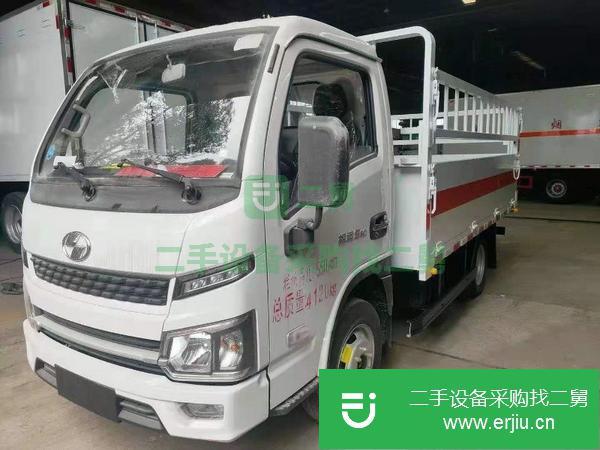 遼寧出售二手國六躍進(jìn)3米3蒼欄式氣瓶運輸車