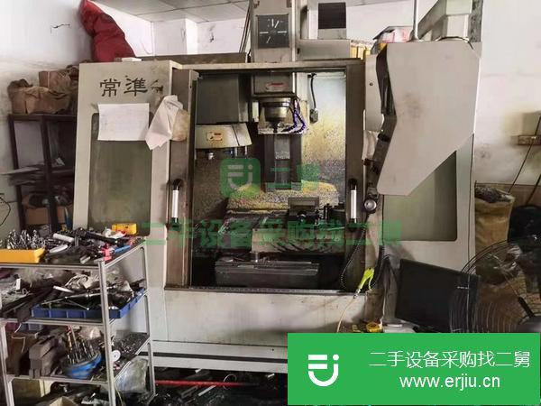 廣東出售二手臺灣650加工中心，三硬軌，發那科系統，帶刀庫