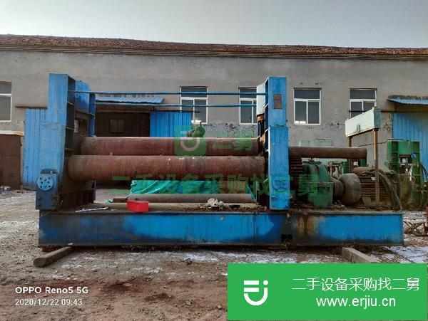 安徽出售二手實(shí)心閑置W11-30*2500液壓全自動(dòng)卷板機(jī)