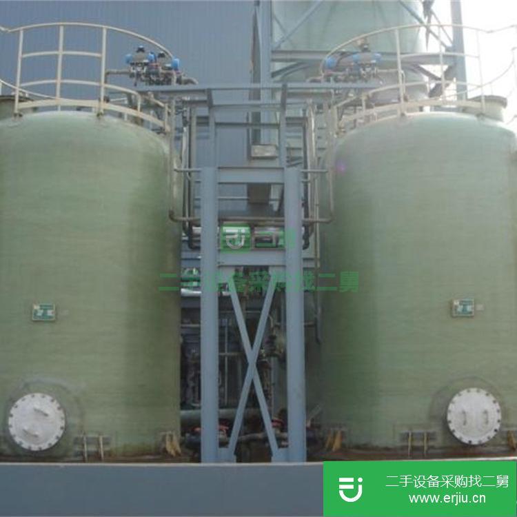 山東出售二手100立方臥式玻璃鋼儲罐
