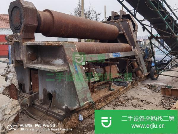 江蘇出售二手實心加重型W12-40*3100液壓四棍卷板機
