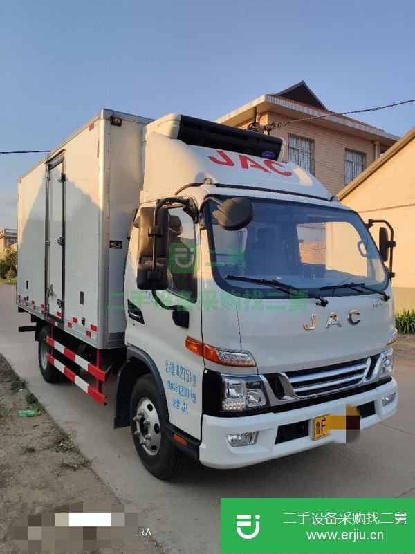 山東出售二手江淮4.2米國五152馬力冷藏車