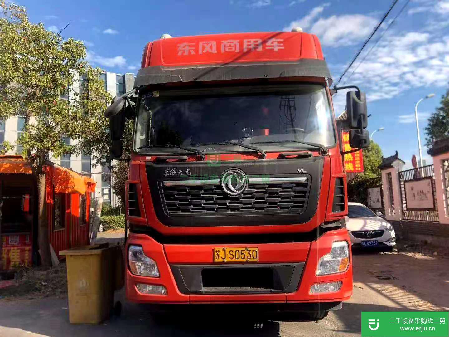 上海出售二手東風天龍290馬力前四后四國五箱式貨車