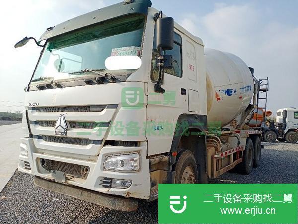 山東出售二手豪沃攪拌車大14方380馬力車況好