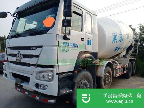 山東出售二手豪沃攪拌車國五大20方380馬力