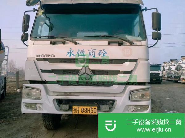 山東出售二手豪沃大12方精品攪拌車