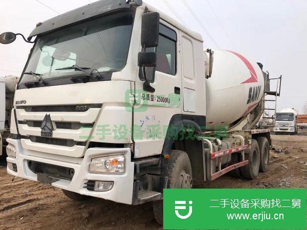 江西出售二手豪沃商混攪拌車12方手續(xù)齊全
