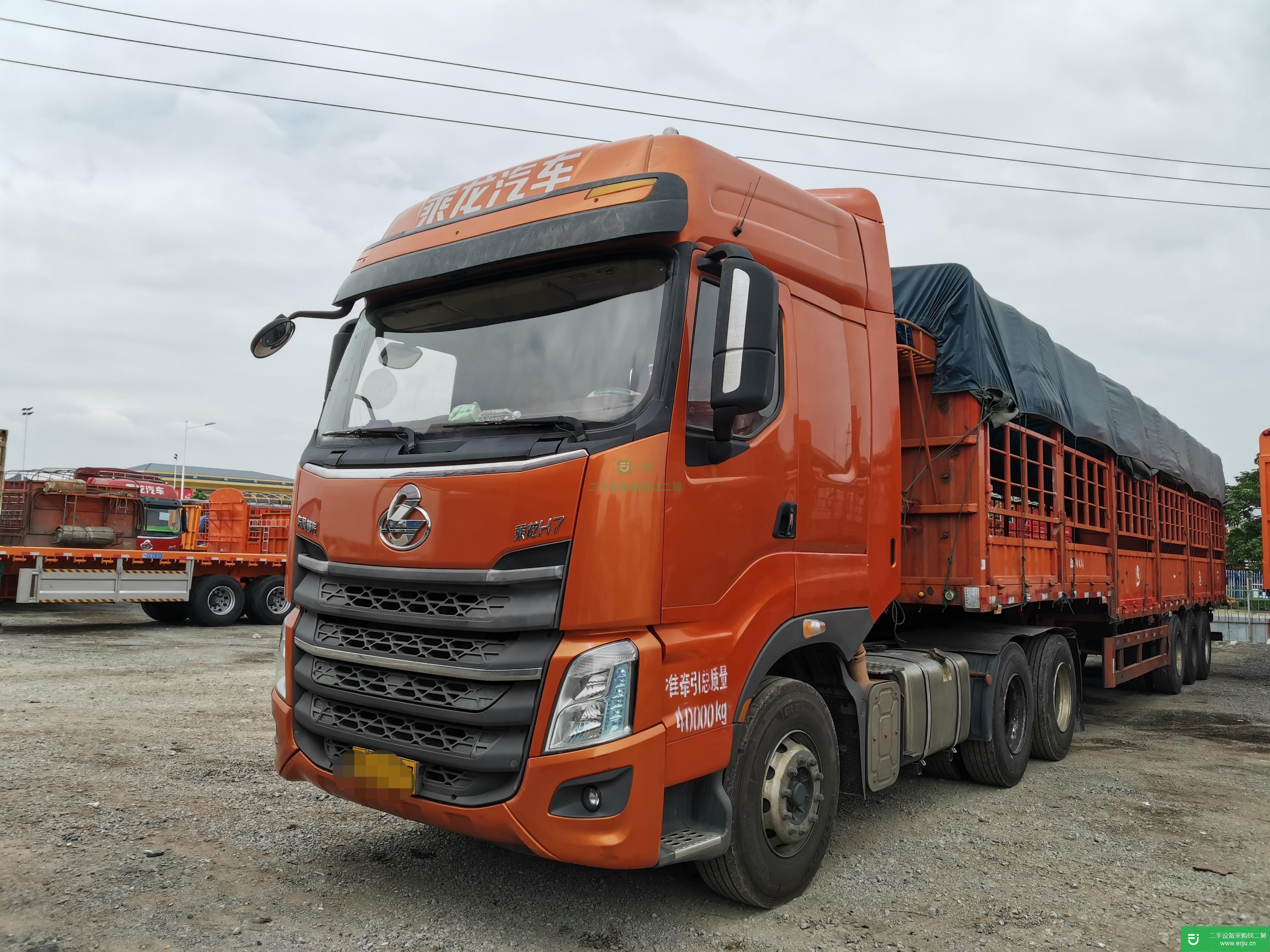 廣西出售二手東風(fēng)柳汽460馬力半掛車