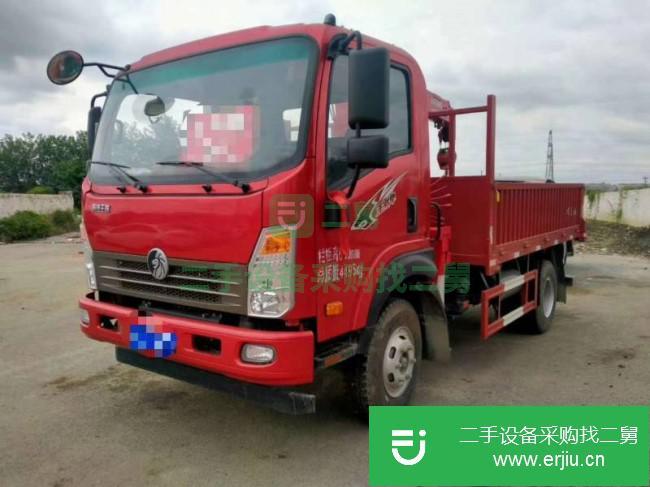 湖北出售二手重汽王牌5噸隨車吊