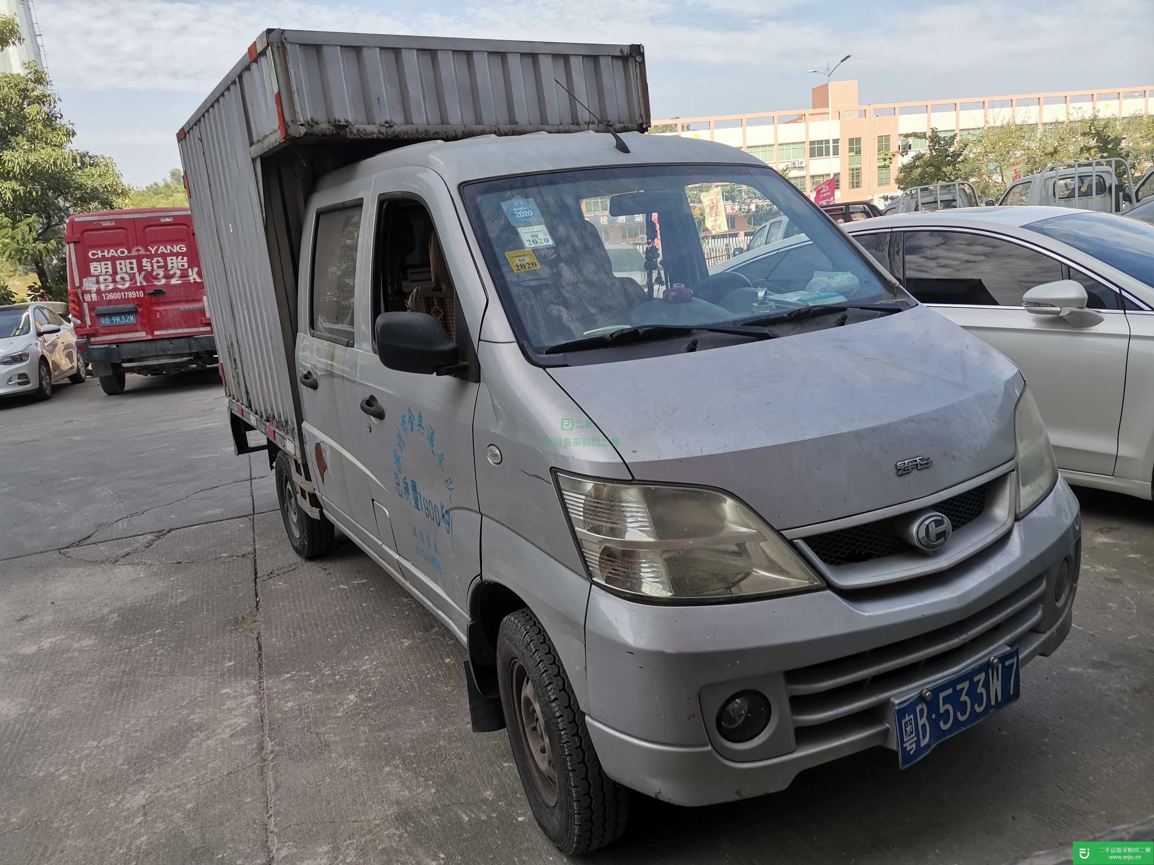 廣東出售二手長安跨越95馬力國三箱式貨車