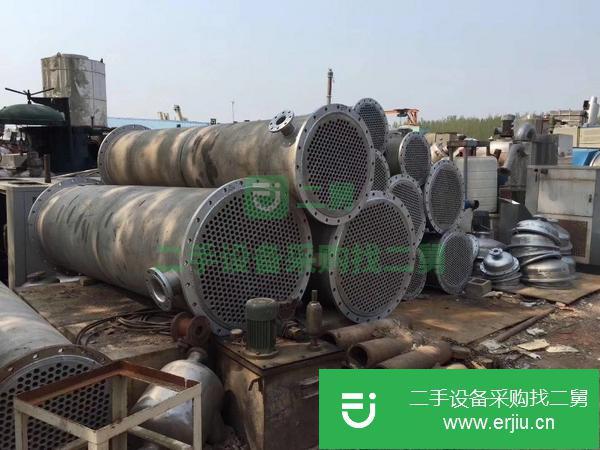廣西出售二手10平方不銹鋼列管冷凝器