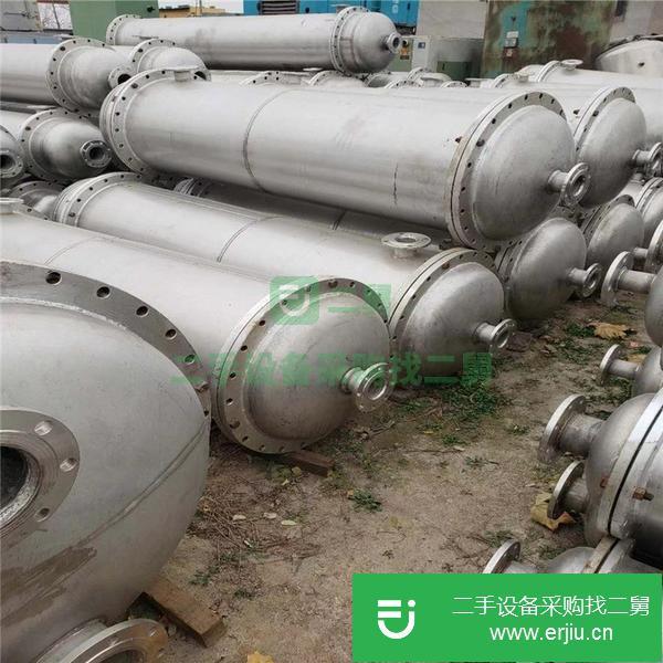 江西出售二手不銹鋼300平方列管冷凝器