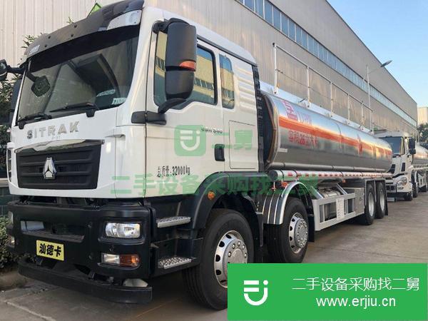 四川出售二手重汽汕德卡30.4方20噸油罐車德國曼340馬力