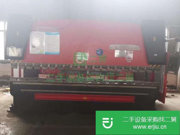 上海出售二手118年楊力160噸4.2米電液數控折彎機