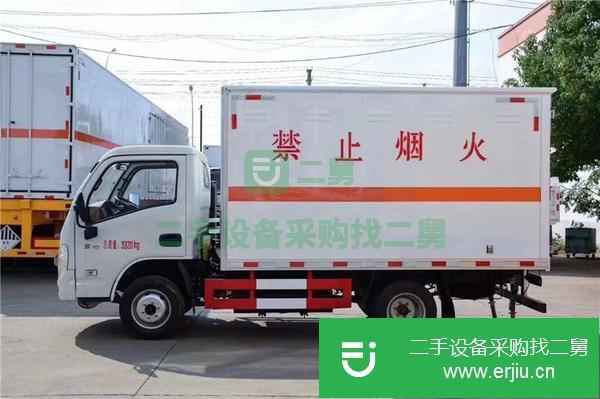 廣東出售二手躍進小福星國六易燃氣體廂式運輸車濰柴130馬力國六發動機