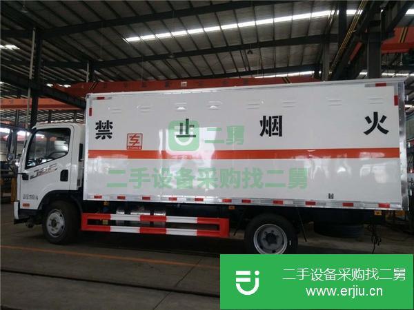 浙江出售二手解放J6F國六5米2危險品廂式運輸車