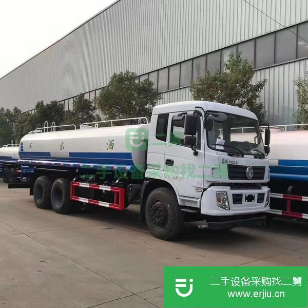 湖北出售二手國五東風專底后雙橋20噸灑水車