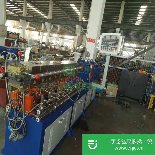 江蘇出售二手碳酸鈣高填充母料造粒機