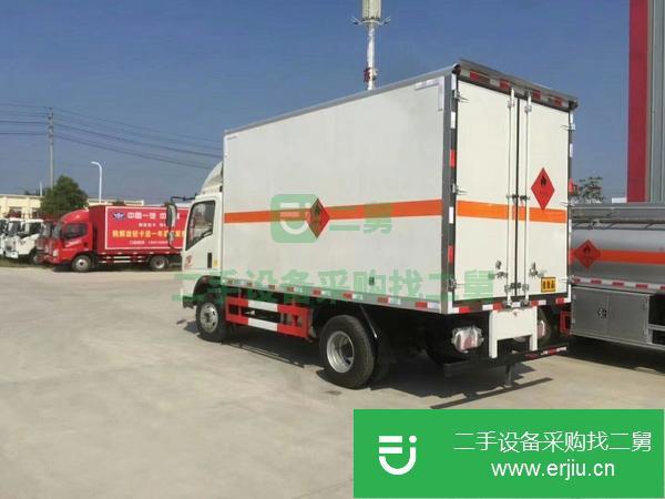 安徽出售二手5噸腐蝕性物品硝酸鹽酸廂式運輸車