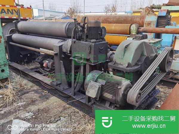 陜西出售二手實心W11-25*2500對稱式機械自動卷板機