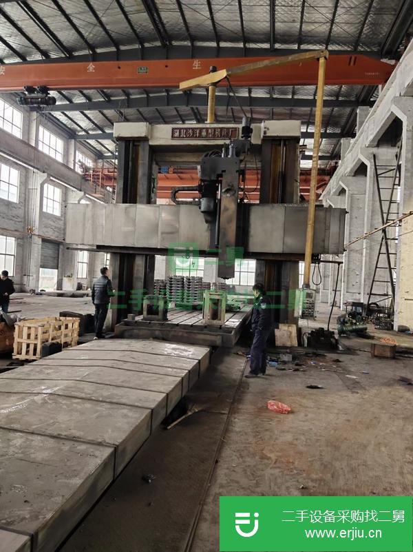 河北出售二手沙洋3X10米重型龍門鏜銑床