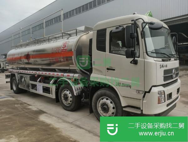 廣西出售二手小三軸15噸半掛油罐車
