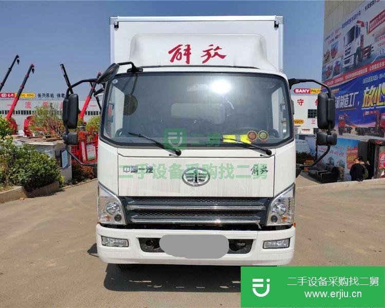 湖北出售二手一汽解放輕卡160馬力冷藏車