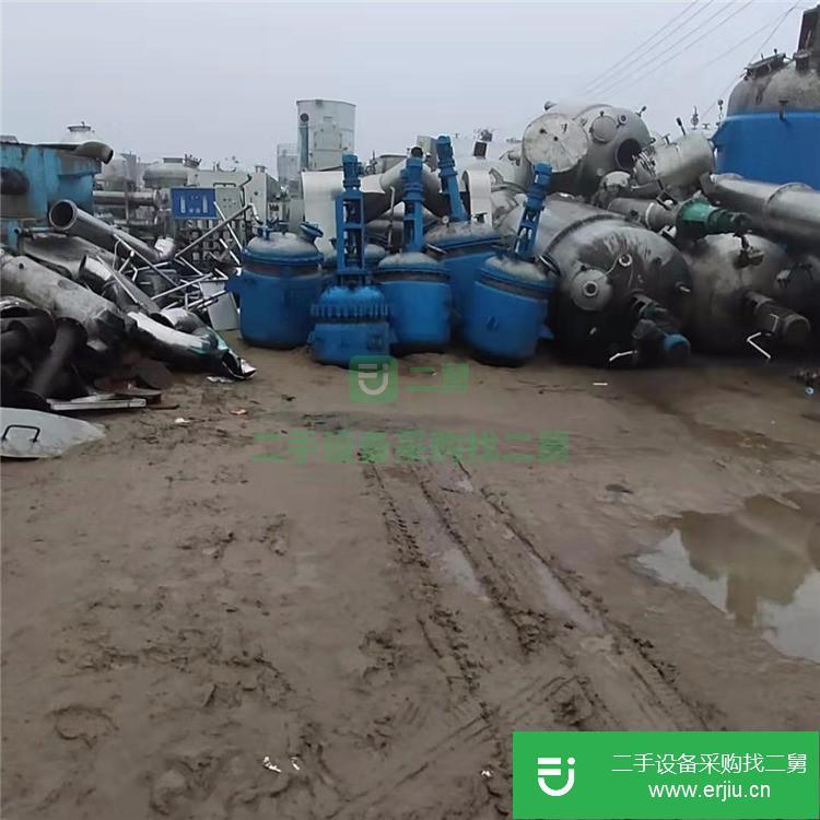 山東出售二手高溫內盤管反應釜