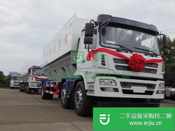 廣東出售二手陜汽前四后四15噸飼料運輸車