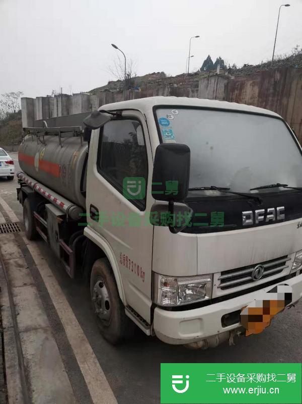 湖南出售二手東風多利卡3308軸距5噸油罐車手續齊全