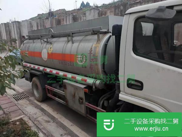 湖南出售二手東風多利卡3308軸距5噸油罐車手續齊全