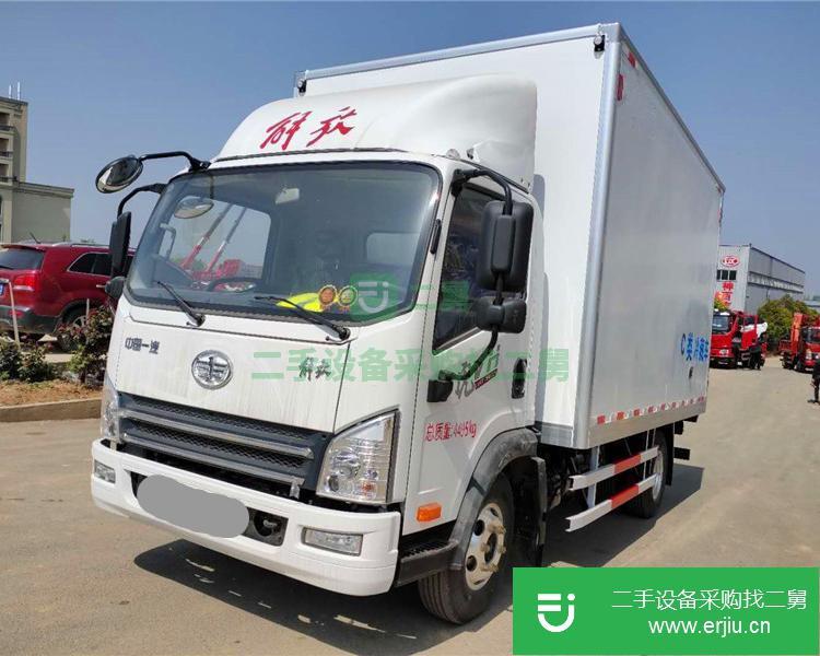 湖北出售二手一汽解放輕卡160馬力冷藏車