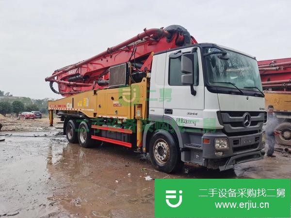 湖南出售二手18年三一國五48米泵車手續(xù)齊全包過戶