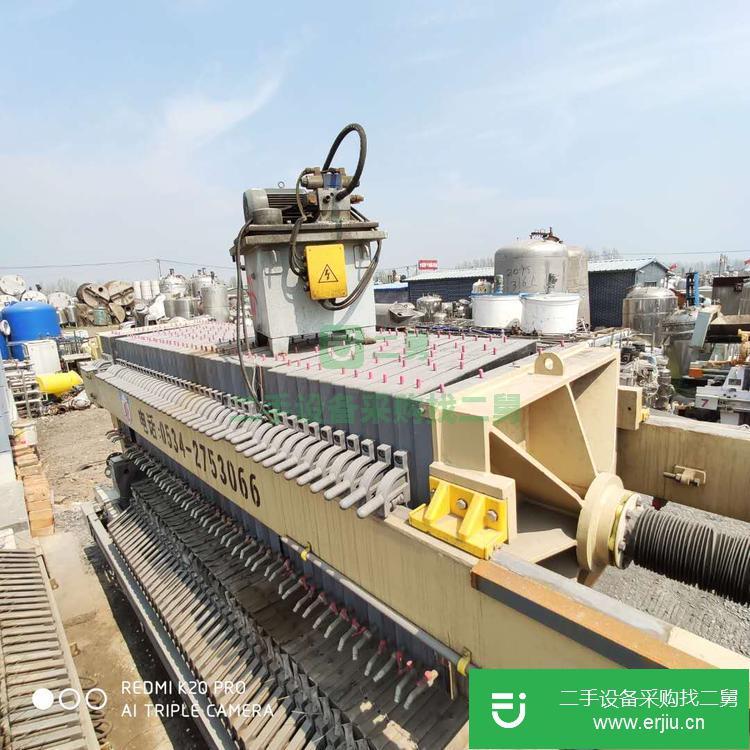 山東出售二手高壓隔膜壓濾機