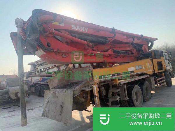 湖南出售二手13年三一46米泵車