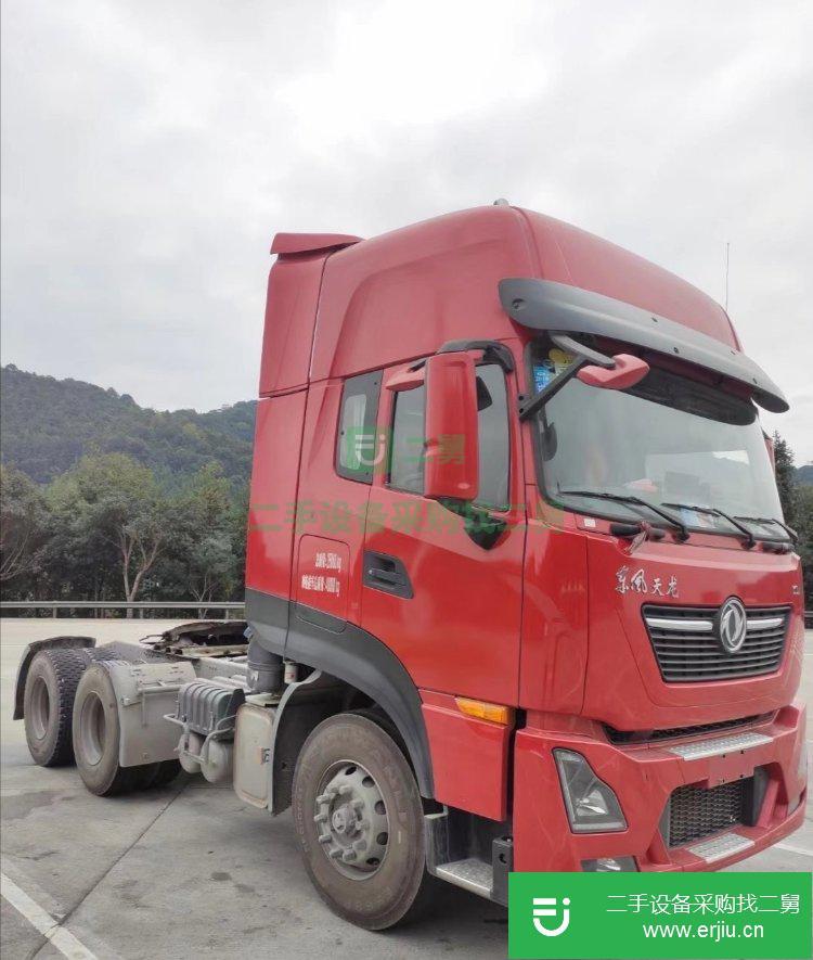 湖北出售二手東風(fēng)天龍465馬力國五牽引車