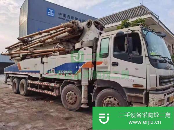 湖南出售二手12年中聯52米泵車