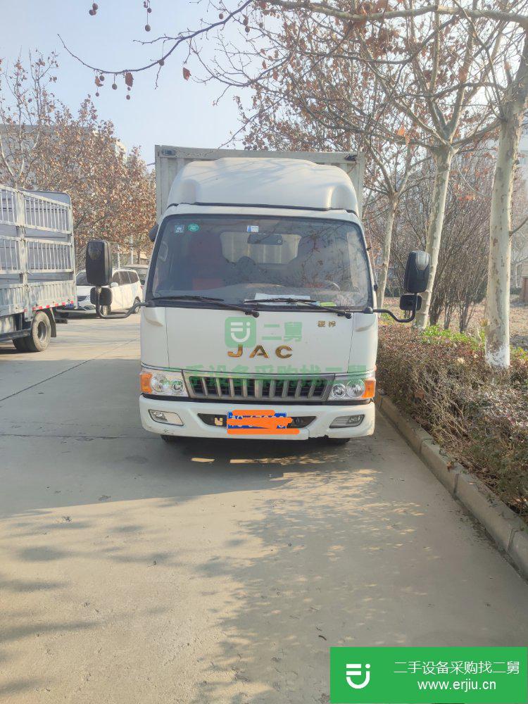天津出售二手江淮駿鈴115馬力國四箱式貨車