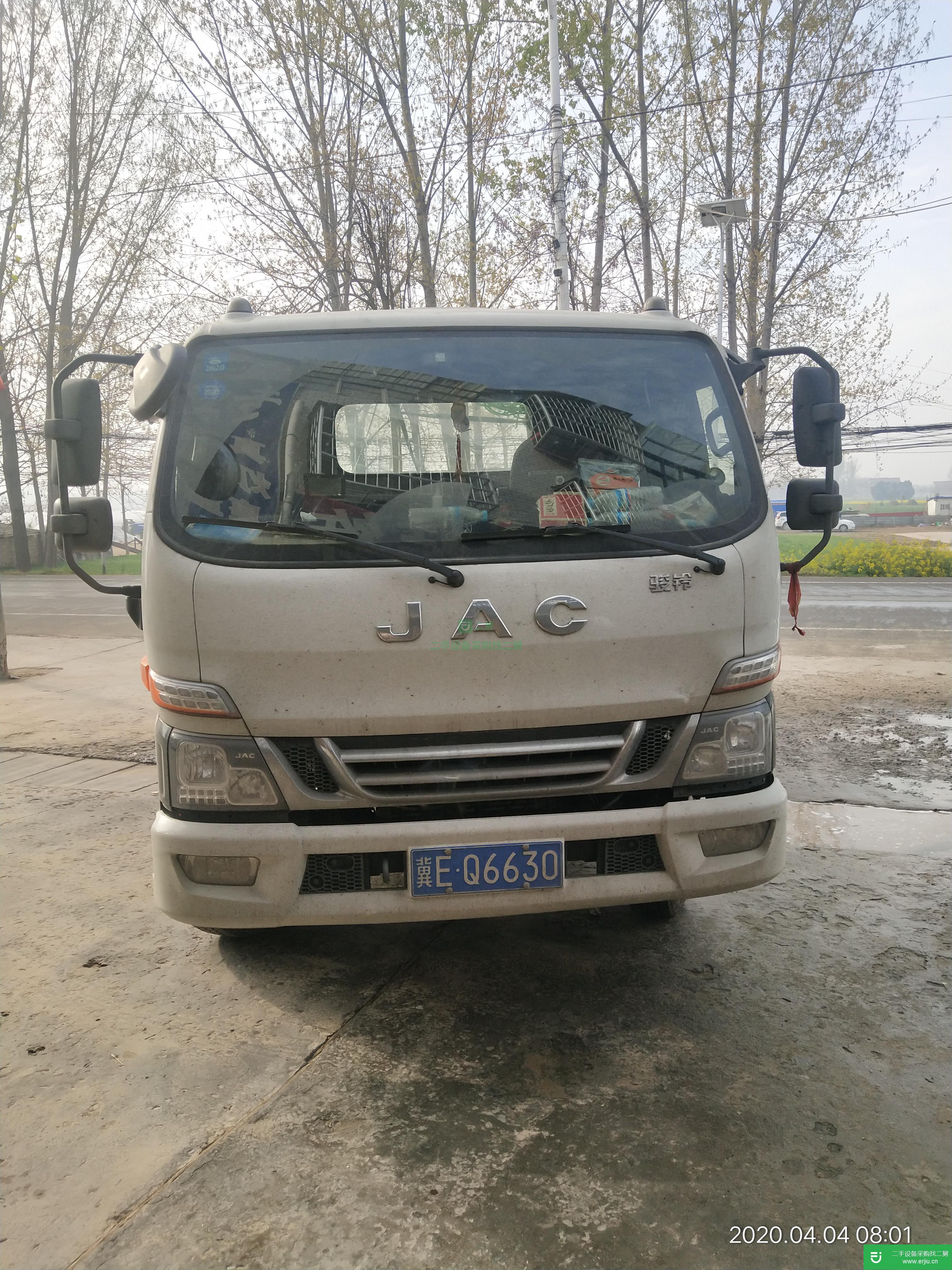 河北出售二手江淮駿鈴130馬力國五貨車